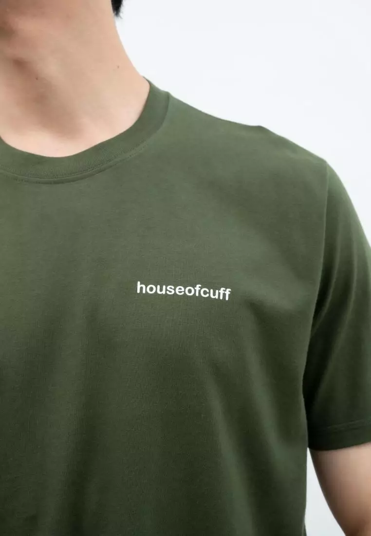 Kaos Polos Pria Premium Katun Combed Lengan Pendek Army