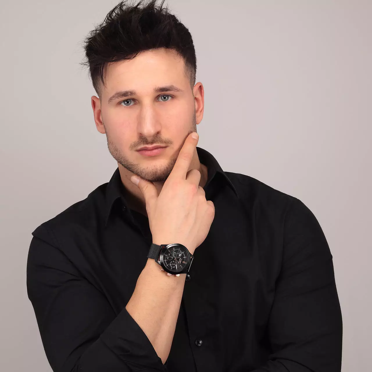 [3 Years Warranty] Sector 670 Black Metal Band Men's Watch R3253540002