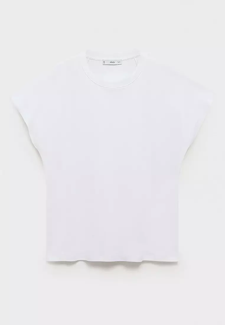 Rounded Neck Cotton T-Shirt