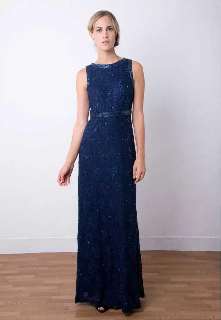 ANNE F Classic Lace Slim-Cut Evening Dress 2026 | Buy ANNE F Online ...