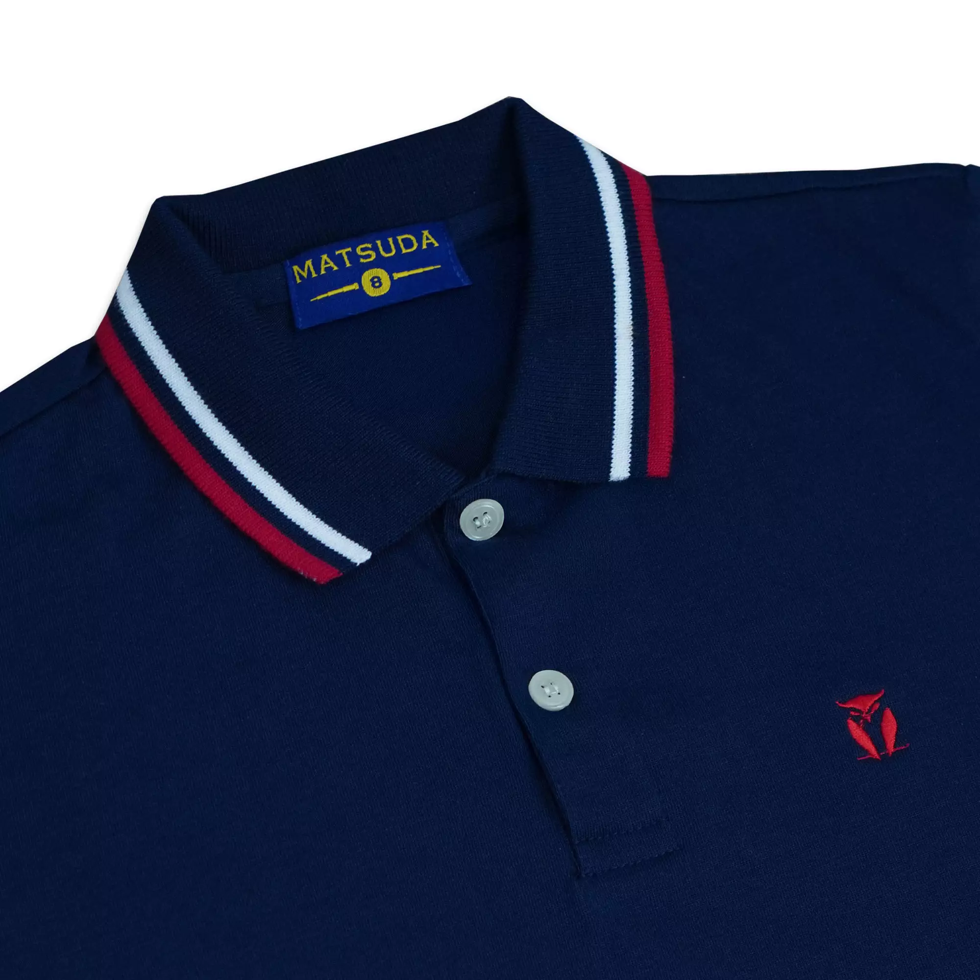 Matsuda baju kaos polo anak laki laki katun umur 2-12 Pierre Navy