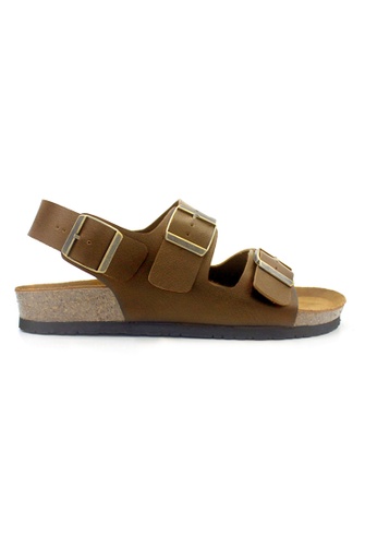 SoleSimple brown Milan - Camel Leather Sandals & Flip Flops 559C5SH25B094BGS_1