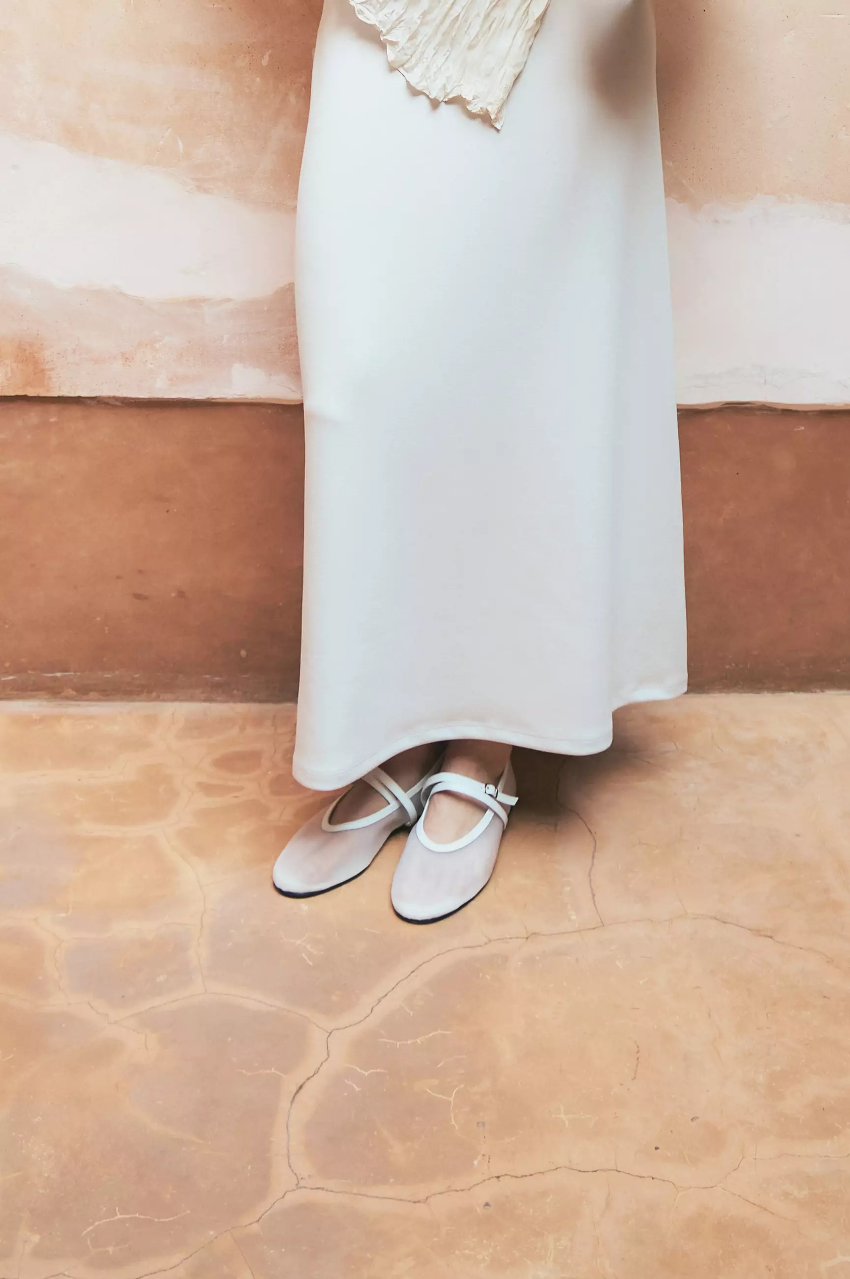 DOUBLE STRAP MESH FLAT mesh white