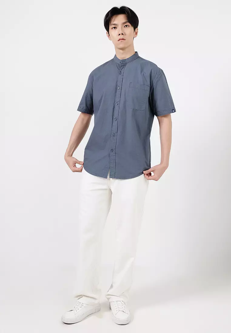 VOLKSWAGEN男士常规款短袖衬衫