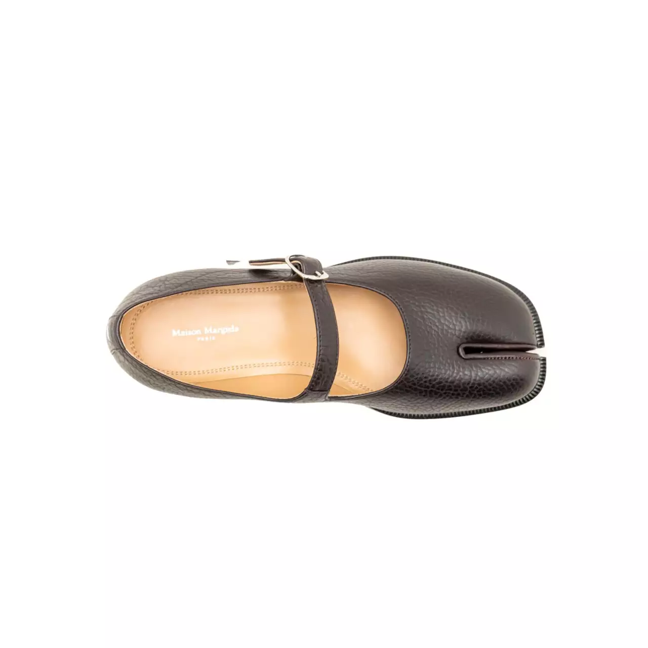 Tabi Split-Toe Mary Janes Brown