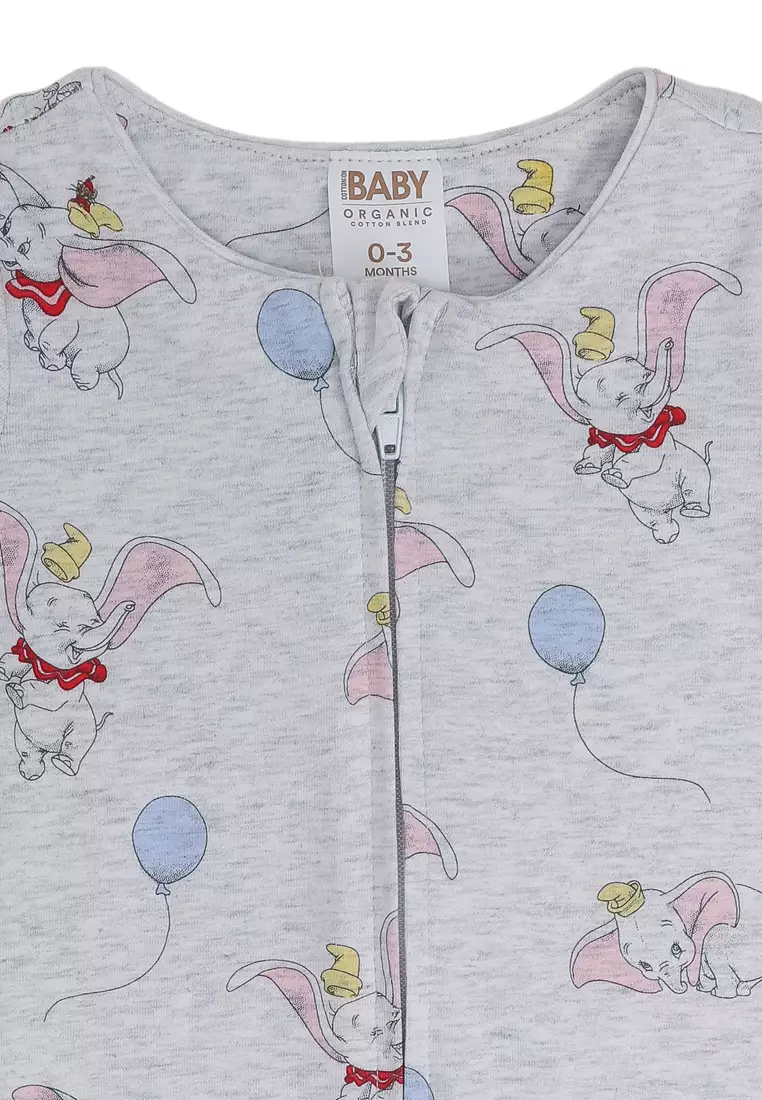 Licensed The Short Sleeves Zip Romper