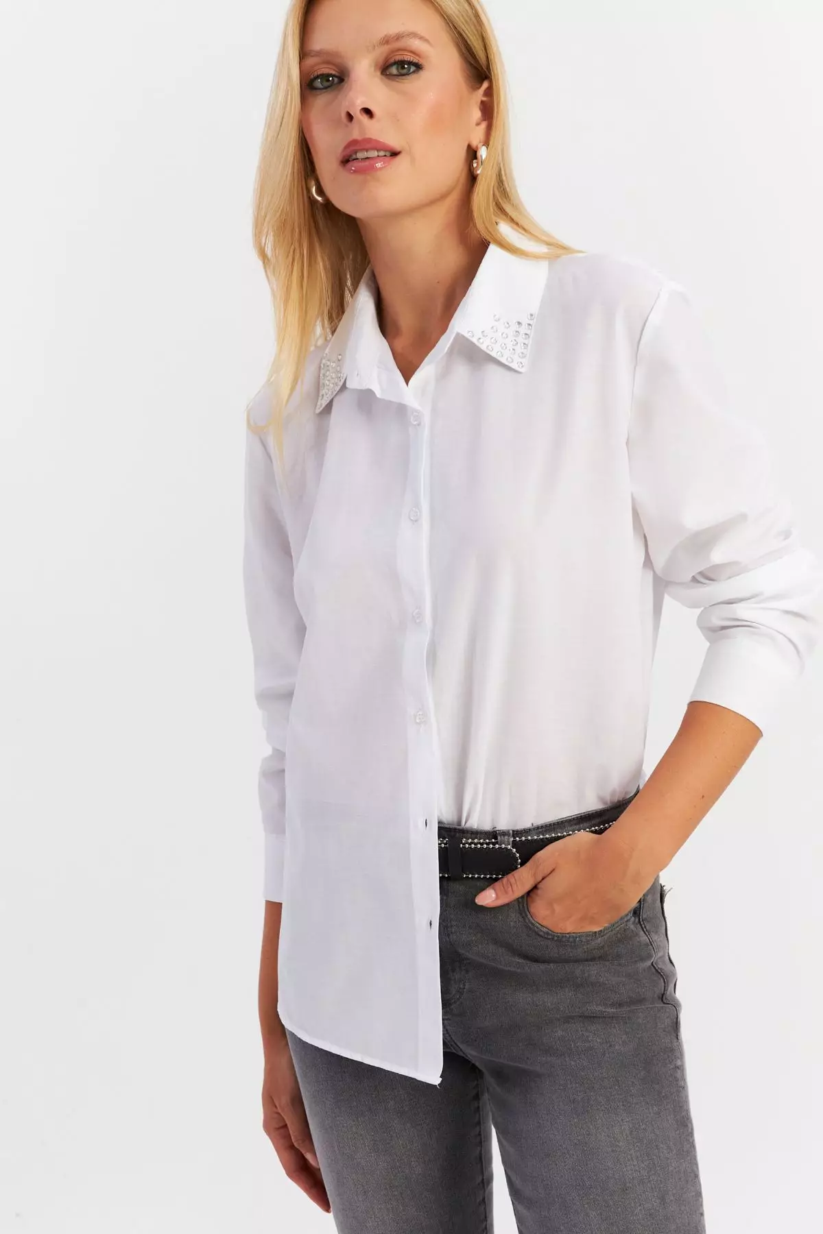 Collared Long Sleeves Shirt