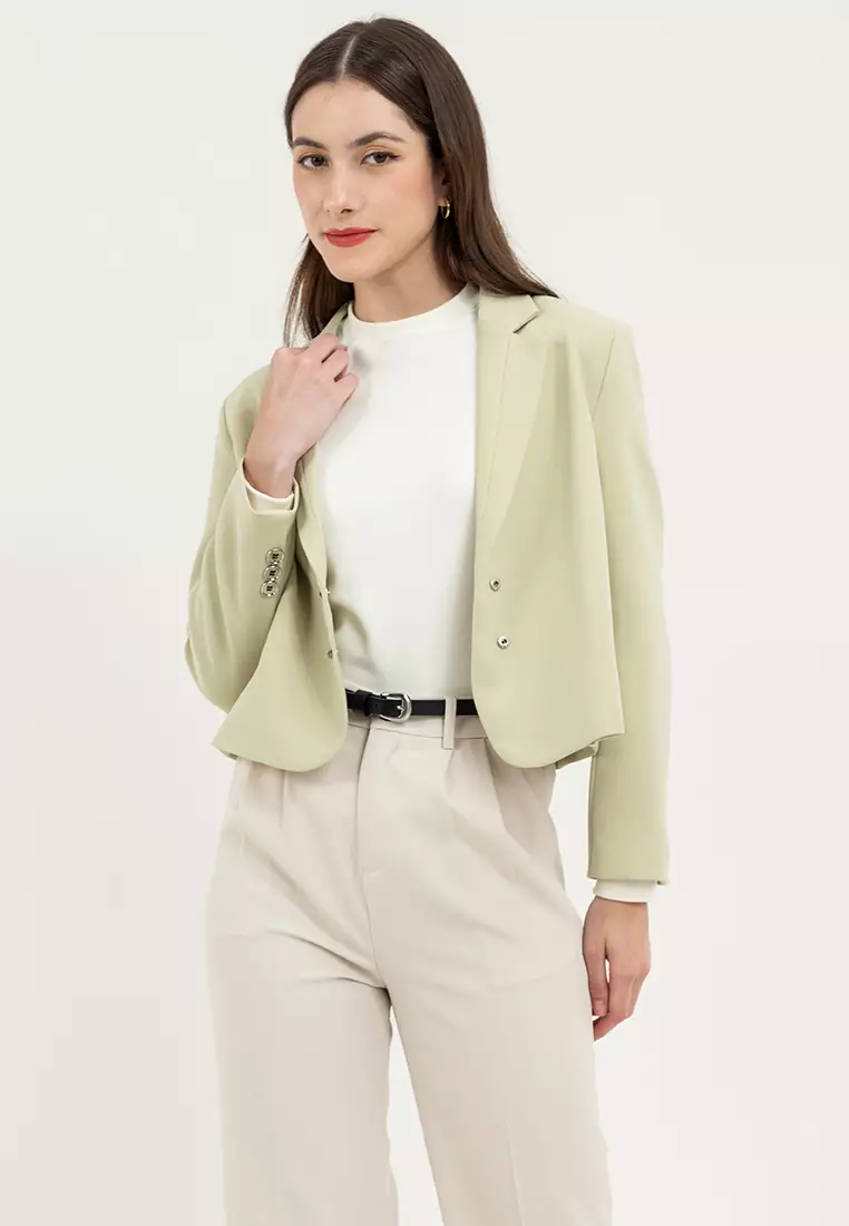 Short Relaxed Fit Blazer