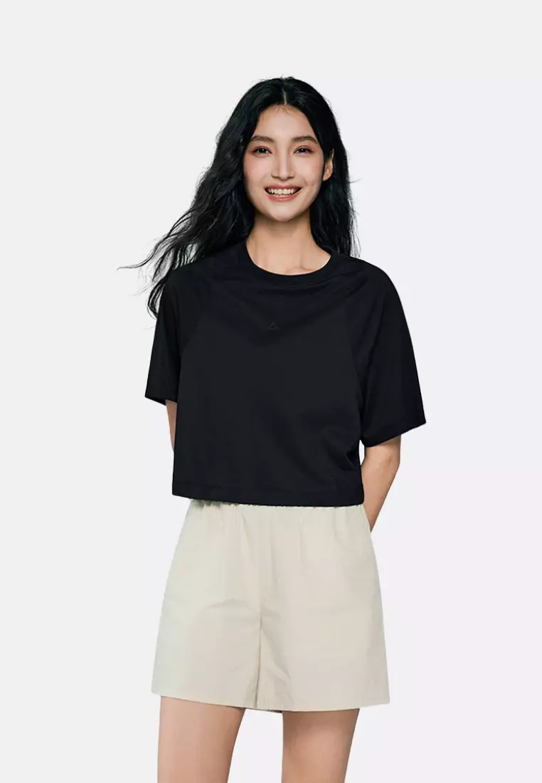 Giordano Women G-Motion Quick Dry Collection Loose Fit T-shirt