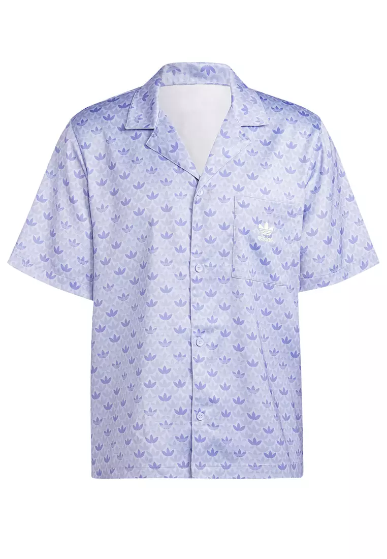 ADIDAS Mono Satin Shirt 2025 | Buy ADIDAS Online | ZALORA