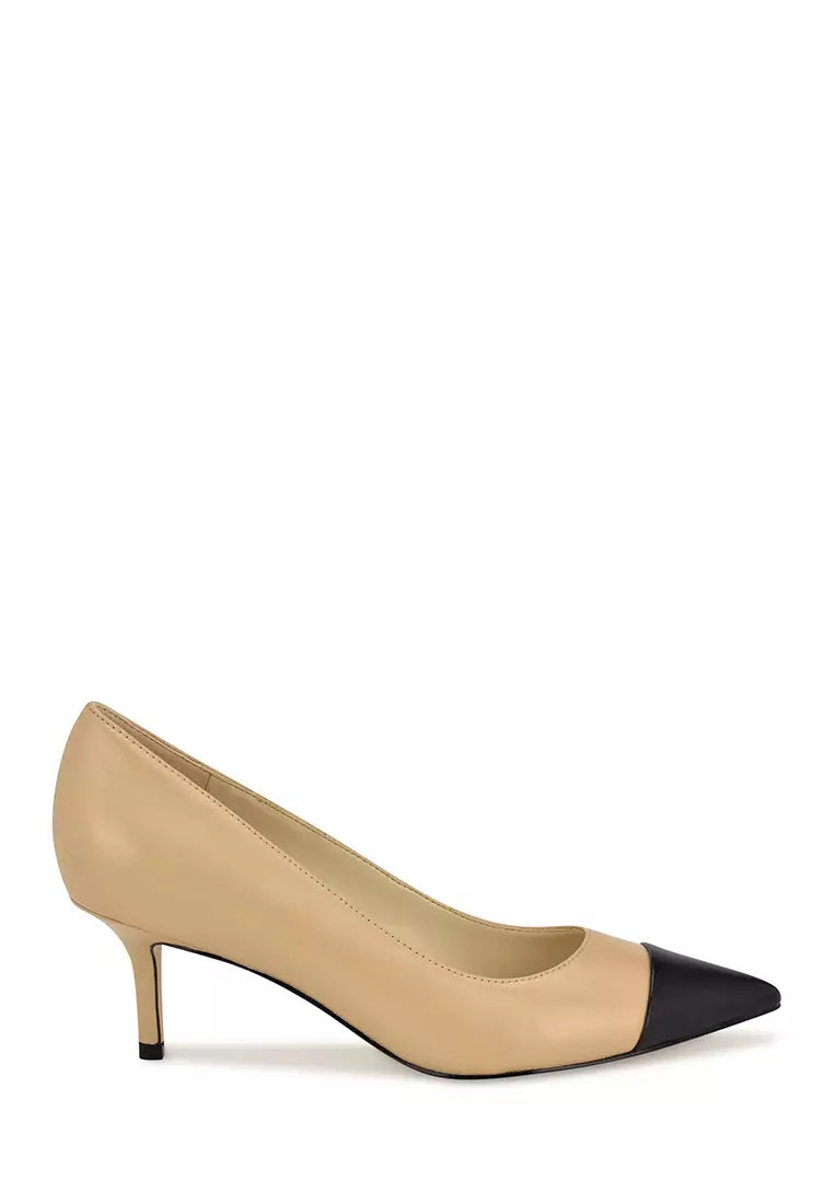 Discount on Nine West  shoes - SKU: Avaite Cap Toe Pumps Light Natural