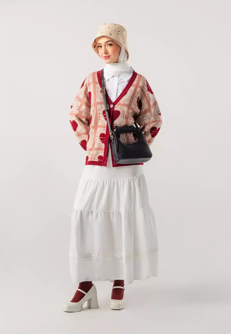 Caffa Mini Hobo Bag - Black