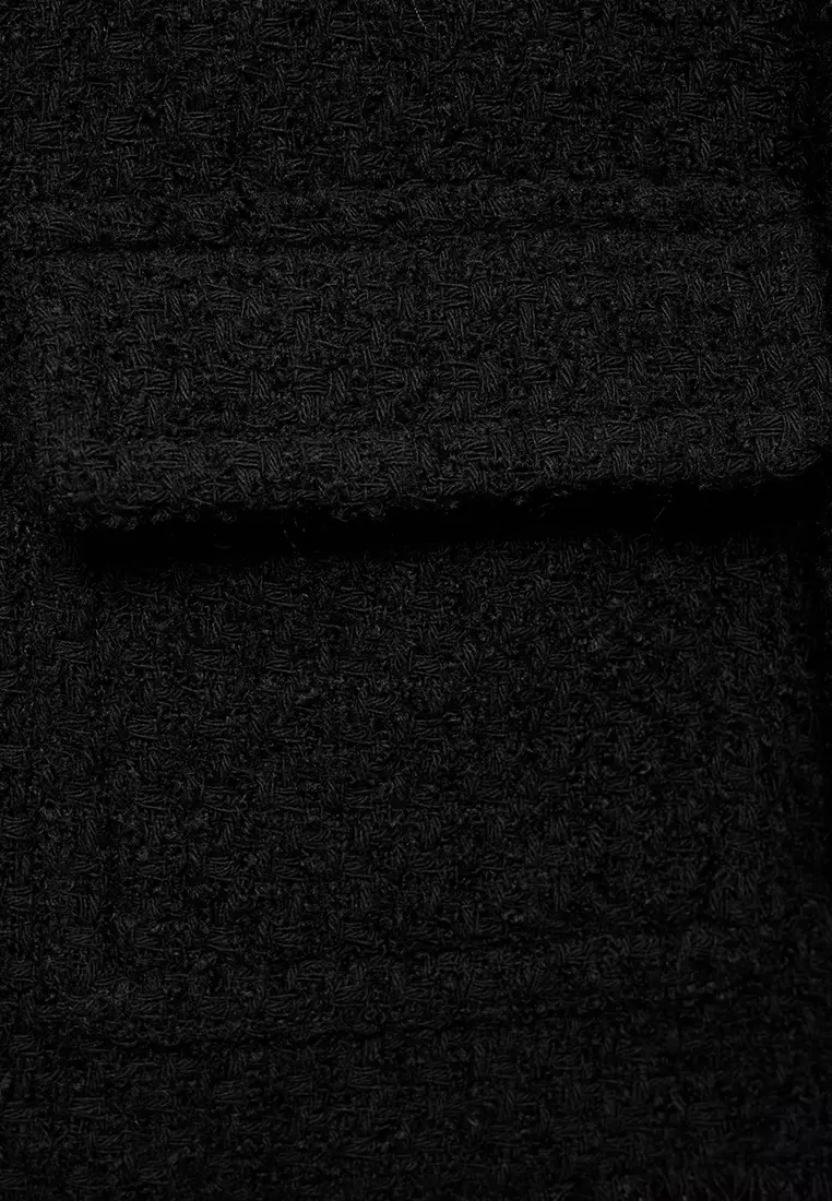 Buy Mango Pocket Tweed Jacket 2024 Online ZALORA Philippines