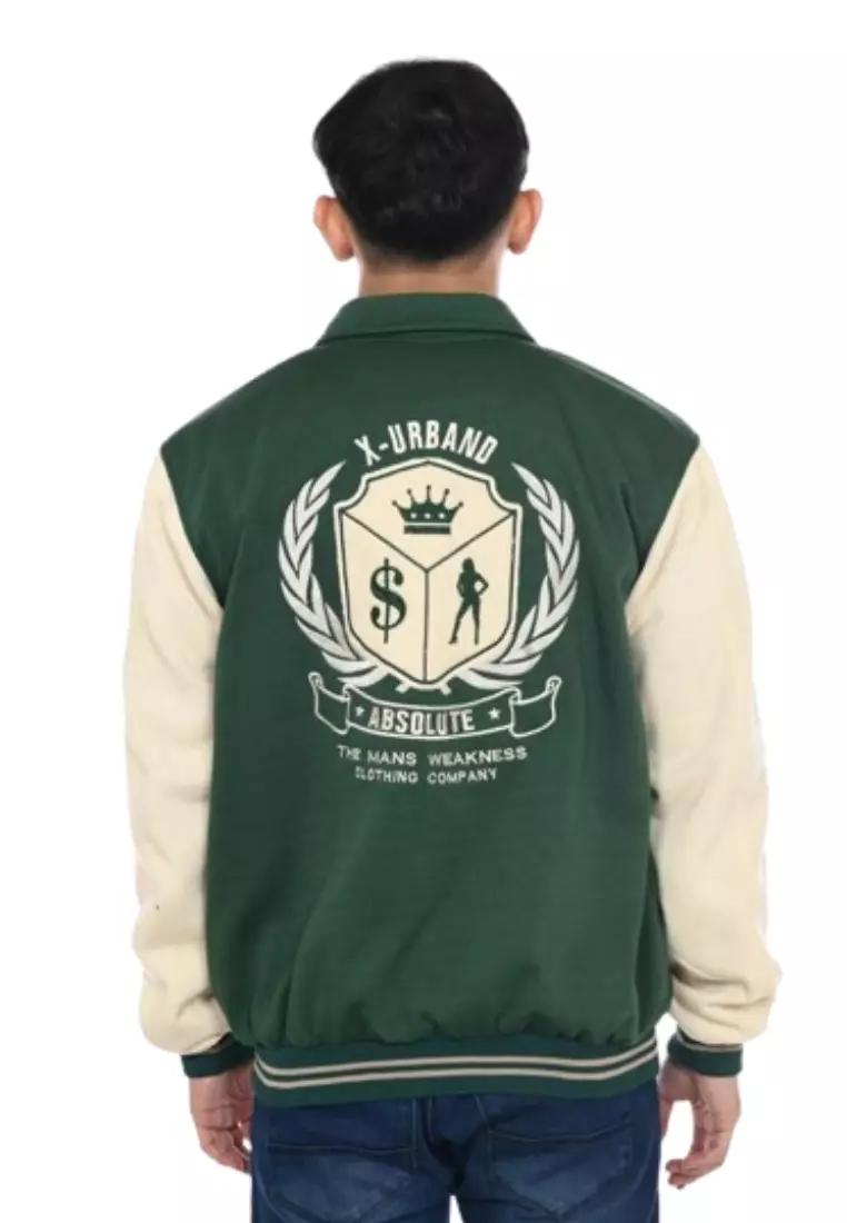 Jaket Varsity Green