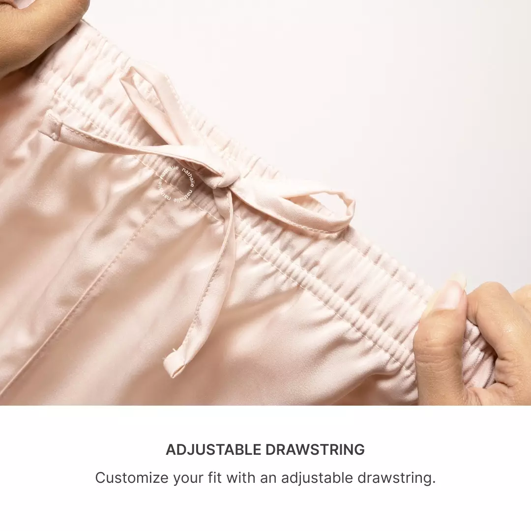 Nathalie Celana Panjang Satin NTC 3521 - Hitam