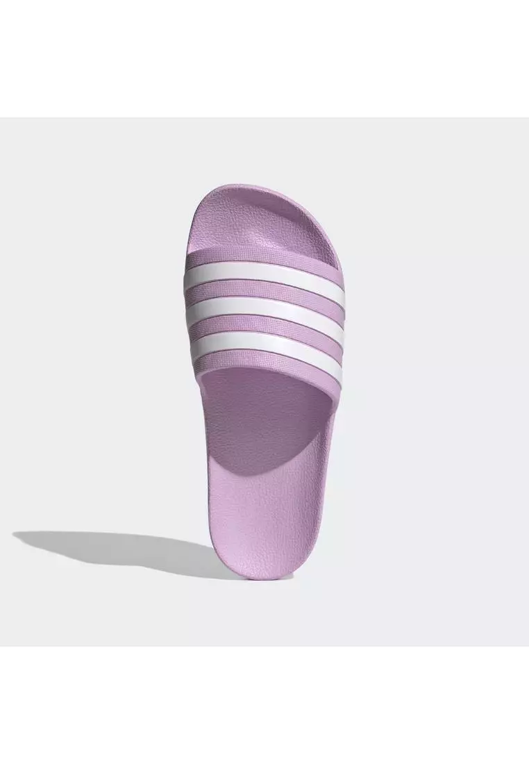 Adidas aqua 2025 slides purple