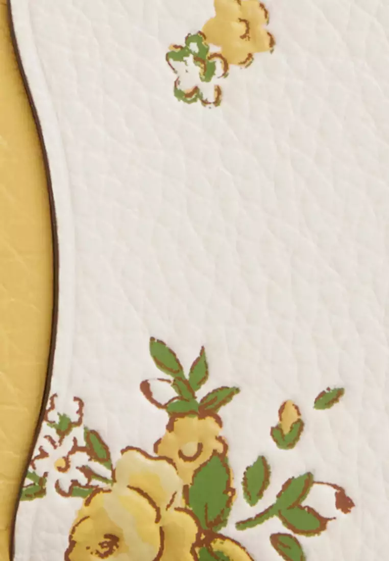 Buy Coach Zip Card Case With Floral Print in Chalk Multi CAU44