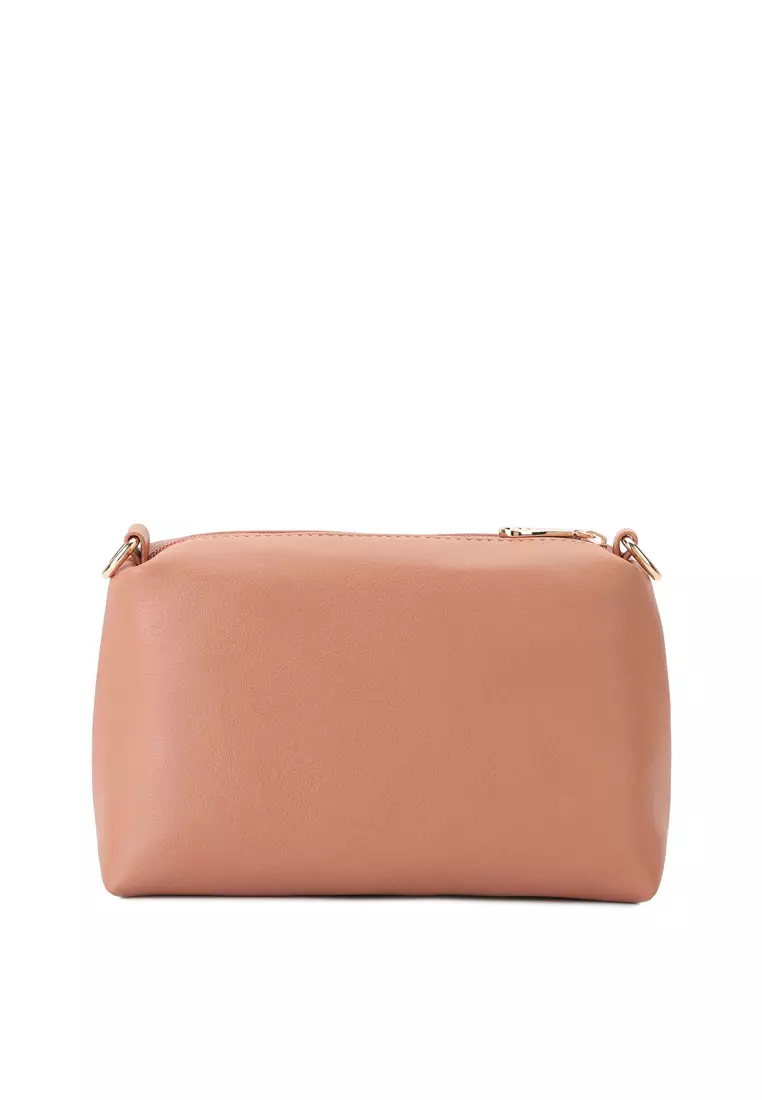 Women's Sling Bag / Crossbody Bag - Dark Pink