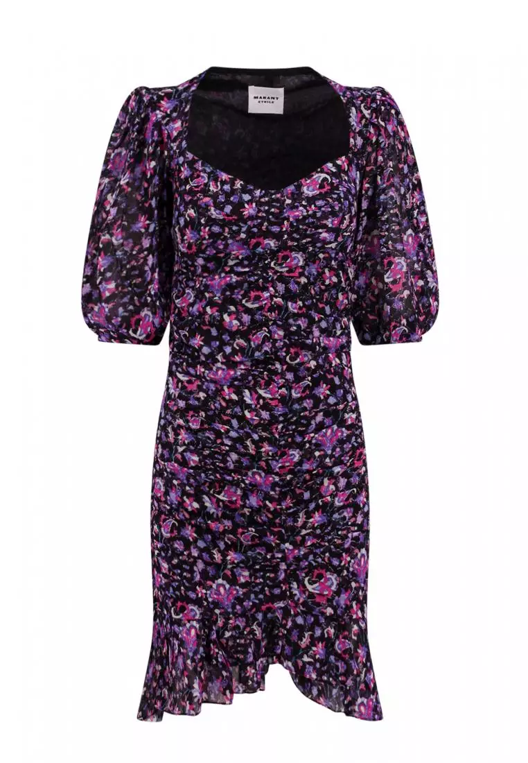 Buy Isabel Marant ISABEL MARANT Biologic cotton dress Pink in