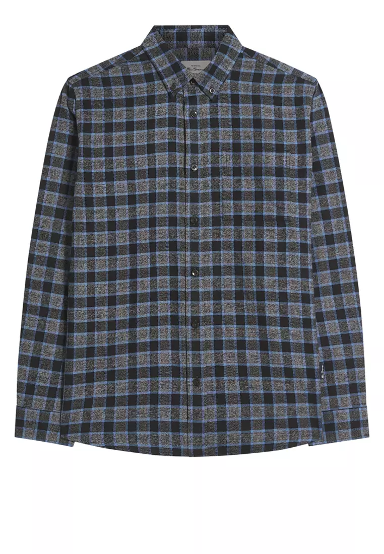 Buy Ben Sherman Diffused Gingham Check Shirt Online | ZALORA Malaysia