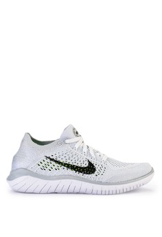 Nike white Nike Free RN Flyknit 2018 Running Shoes 062DBSHECF642CGS_1