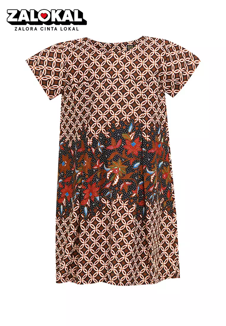 Girl Sackdress Batik Kawung Pesisir