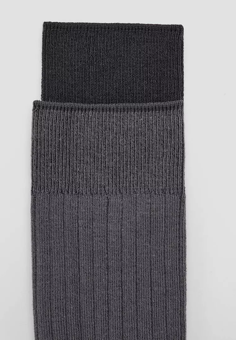 Buy MANGO Man Pack Of 2 Ribbed Socks 2026 Online | ZALORA