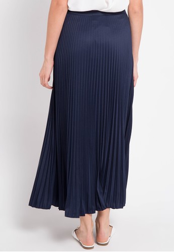  Jual  Chic Simple Pleated Maxi Skirt Original  ZALORA 