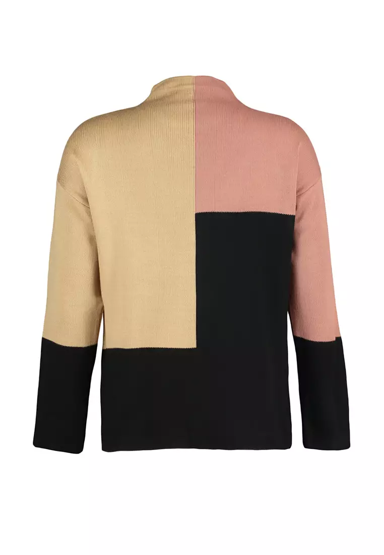 Colour Block Knitted Sweater