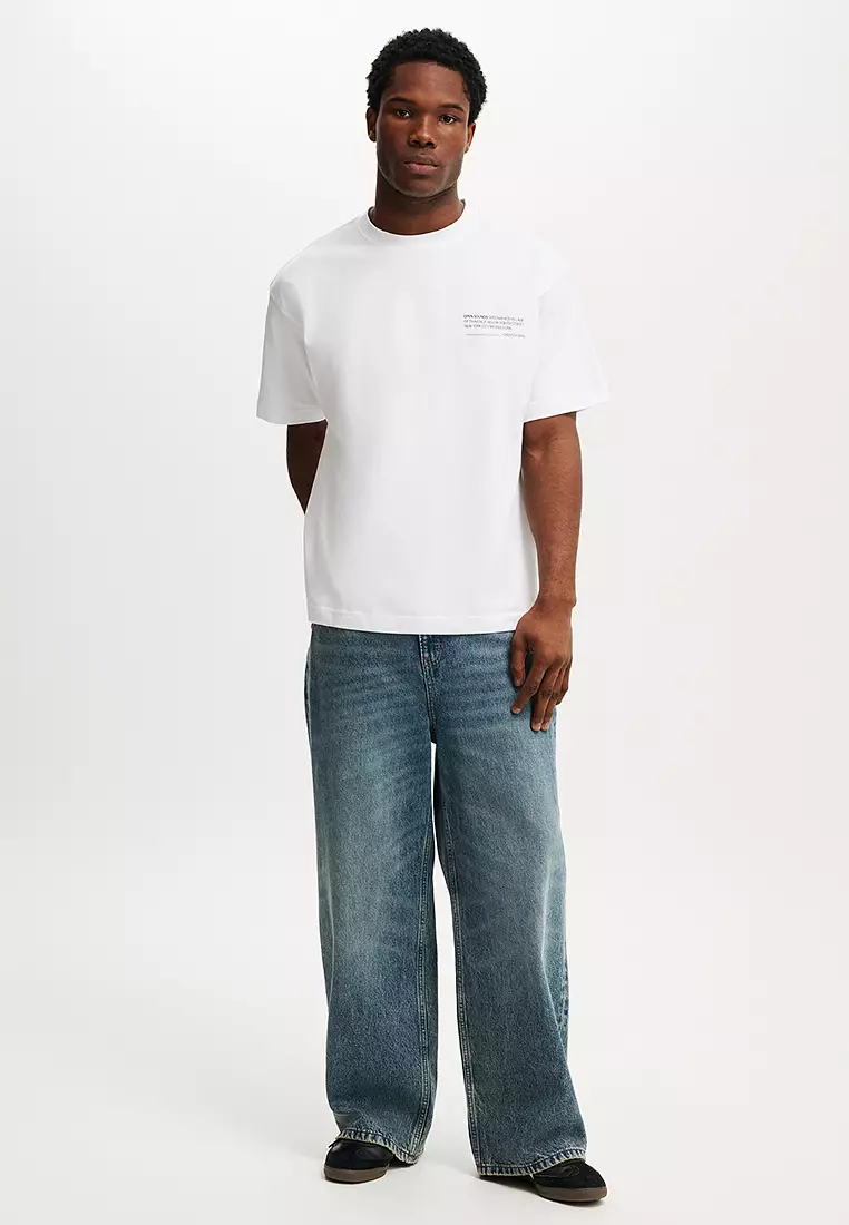 Box Fit Text T-Shirt