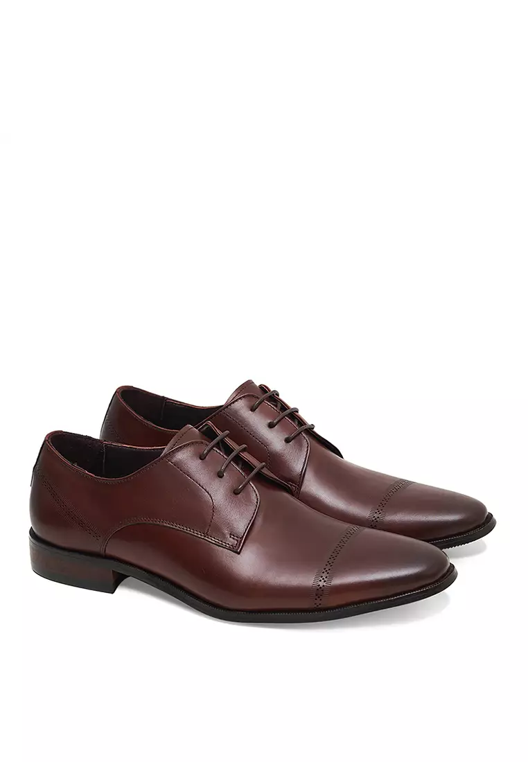 Sepatu Formal Pria Gino Mariani Alpinolo Coklat