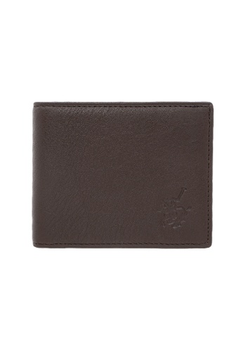 LancasterPolo brown LancasterPolo Men's Top Grain Leather ID Coin Pocket Bifold Wallet-PWB 0710 505B1AC725D037GS_1