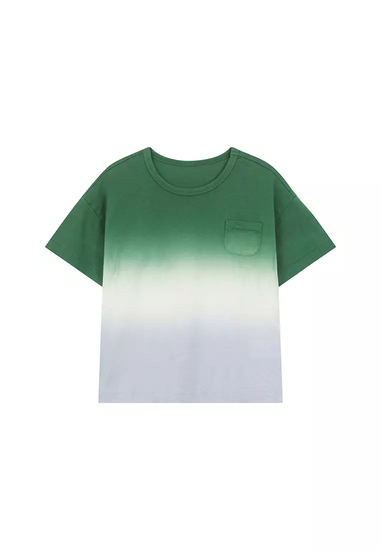 Dip Dye Shirt With Front Pocket