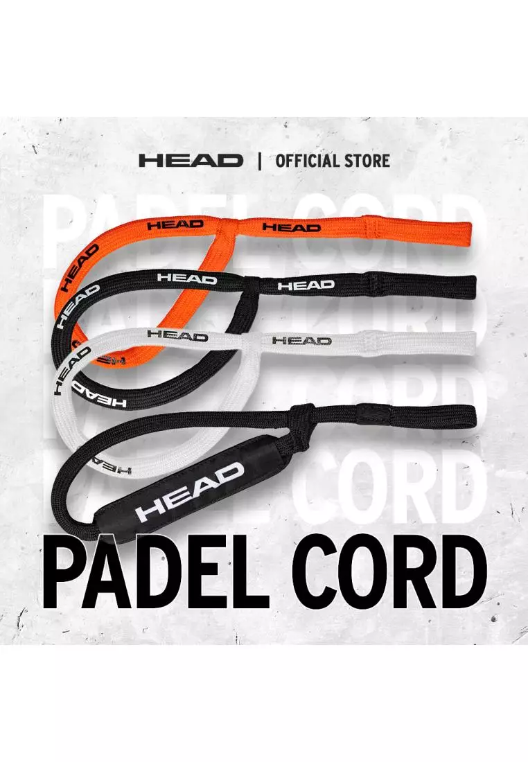 Jual Head HEAD Padel Wrist Cord Comfort Bk 288076 - Wrist Strap Raket ...