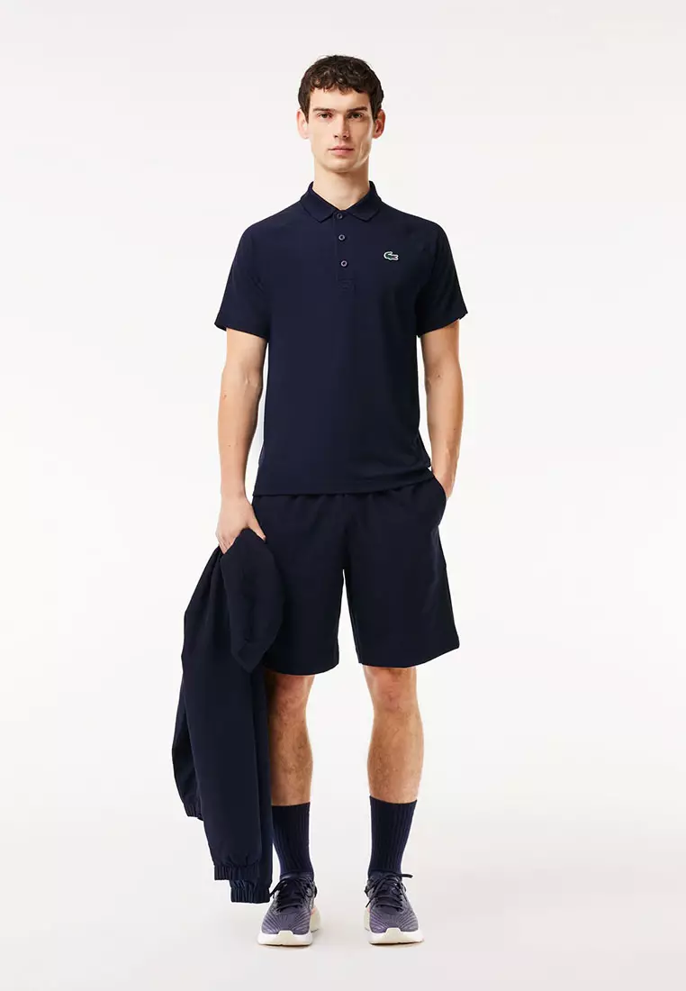 Men's Lacoste SPORT Breathable Run-Resistant Interlock Polo Shirt