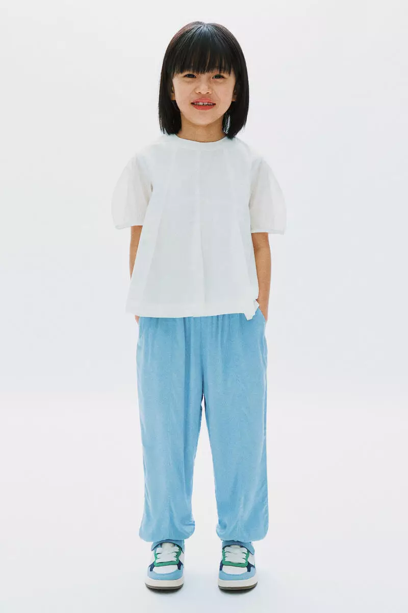 A-line cotton blouse