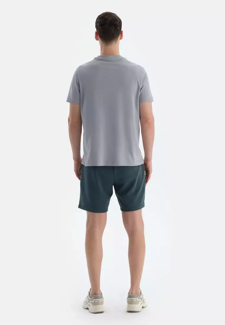 Dark Green Shorts, Regular, Short Leg, Activewear for Men