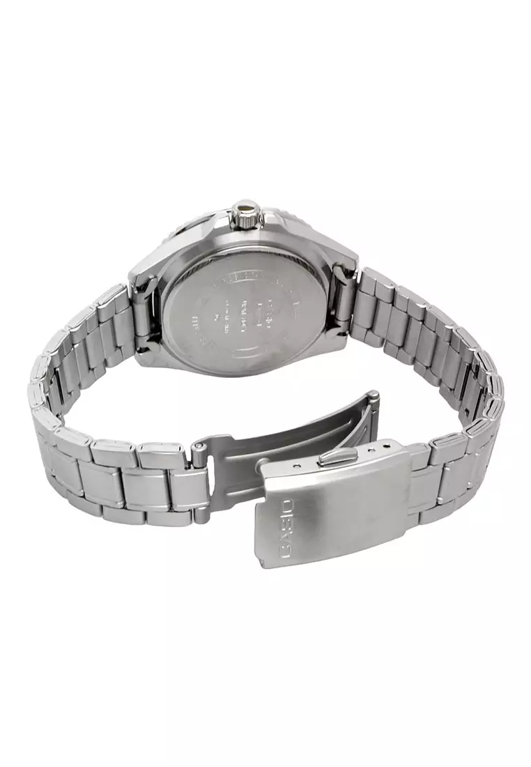 Men's Analog Watch MDV-10D-1A3 Silver Stainless Steel Strap