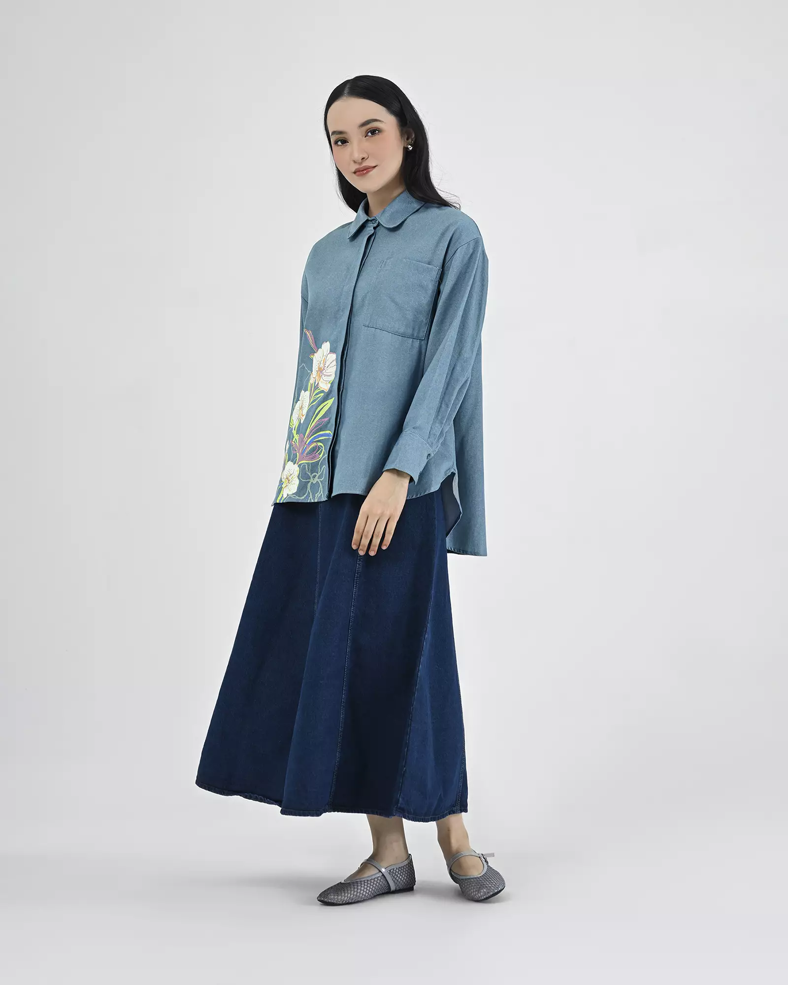 Geulis.id LULU SHIRT - Orchidlightdenim