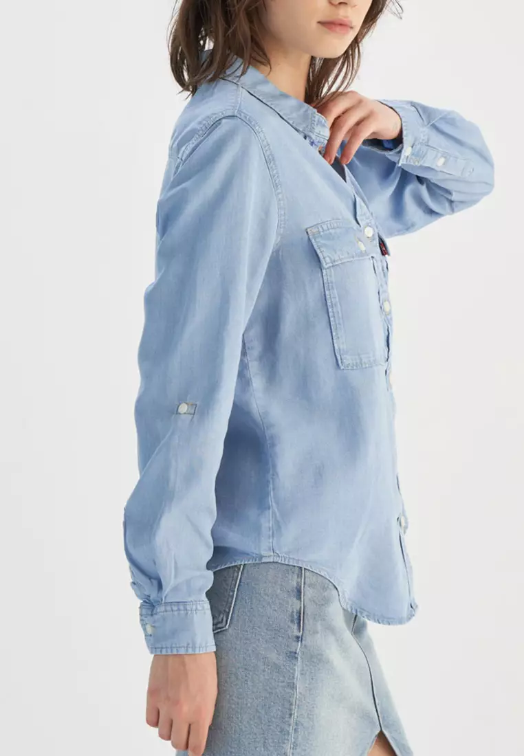 LEVI'S® 牛仔工裝恤衫 | 女裝