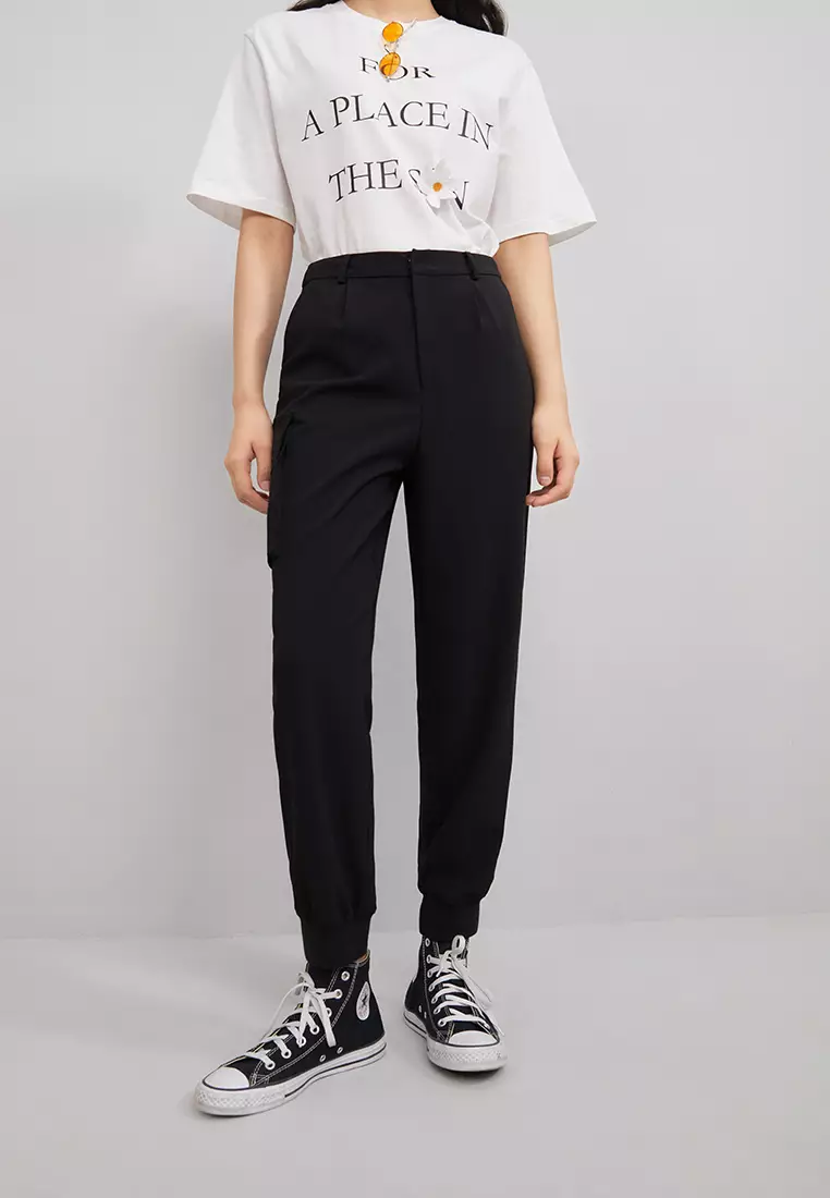 Hook Fly Jogger Pants