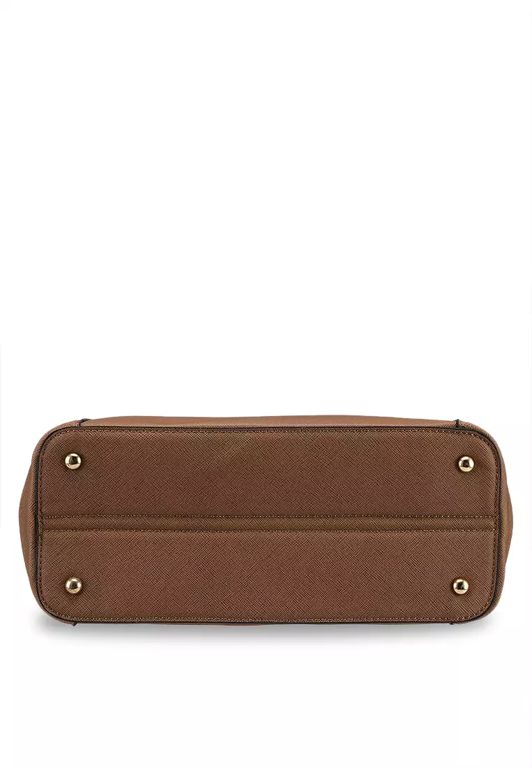 Saffiano Convertible Tote Bag