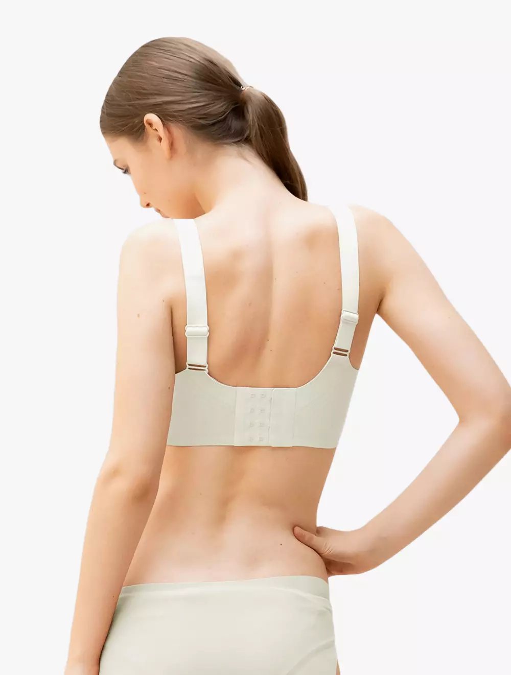 CYNTHIA SWEETIE PIE 3 PER 4 CUP BRA WIDE STRAP - White