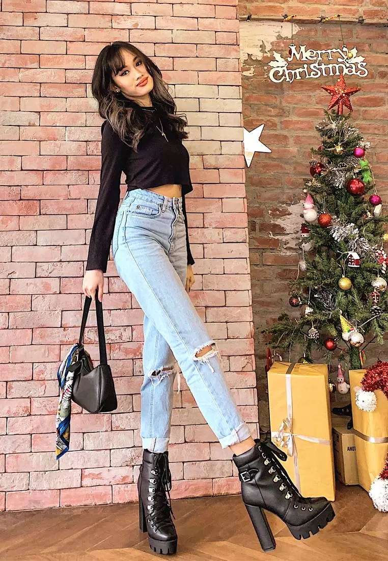 Lace up Combat Boots