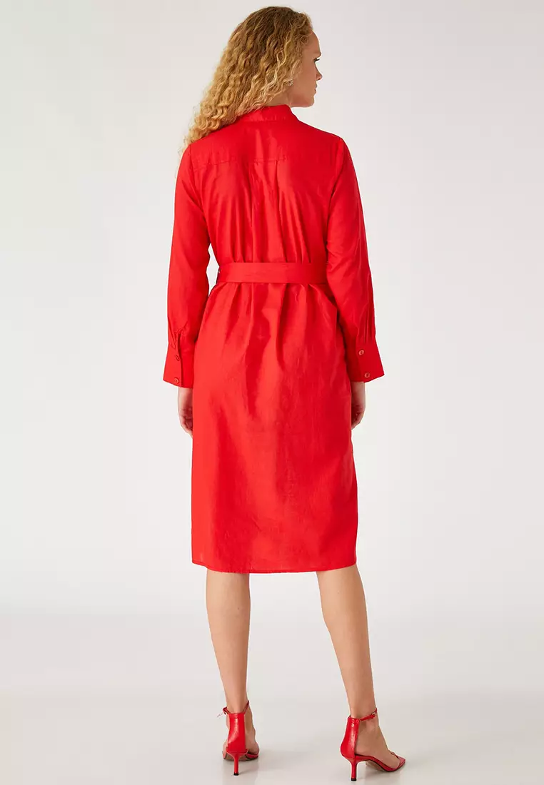 Midi Shirt Dress