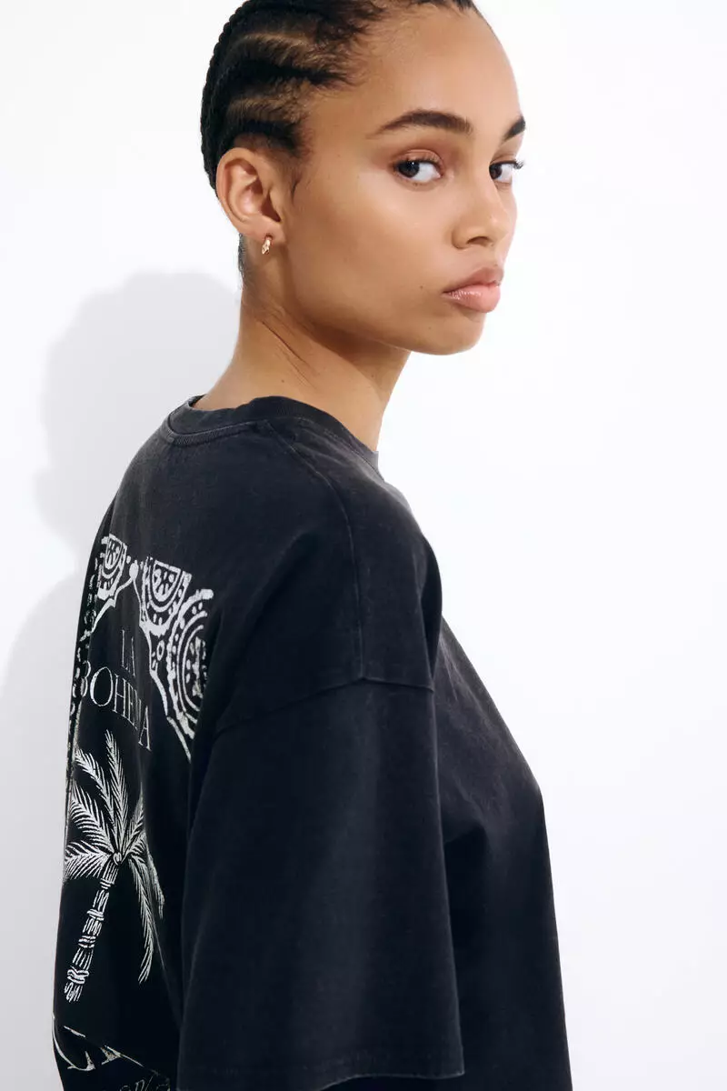 Oversized printed T-shirt