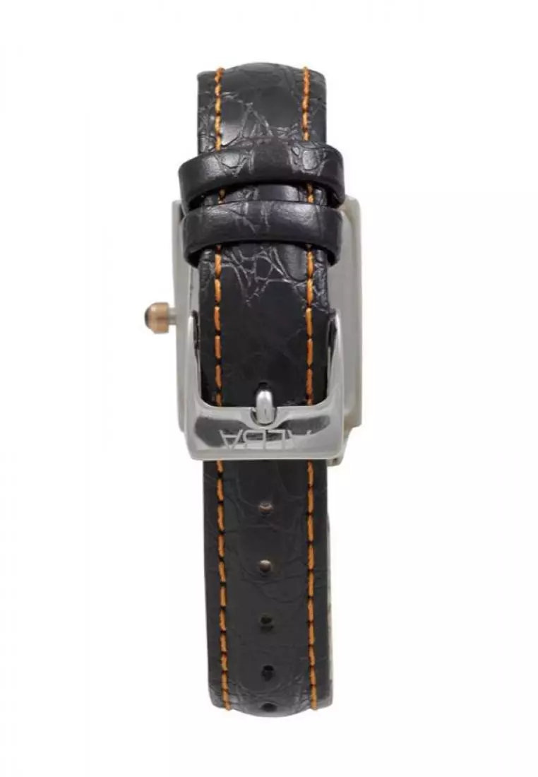 Jam Tangan Wanita Alba Original Garansi Resmi Strap Leather Black AXT399 AXT399X1 Black