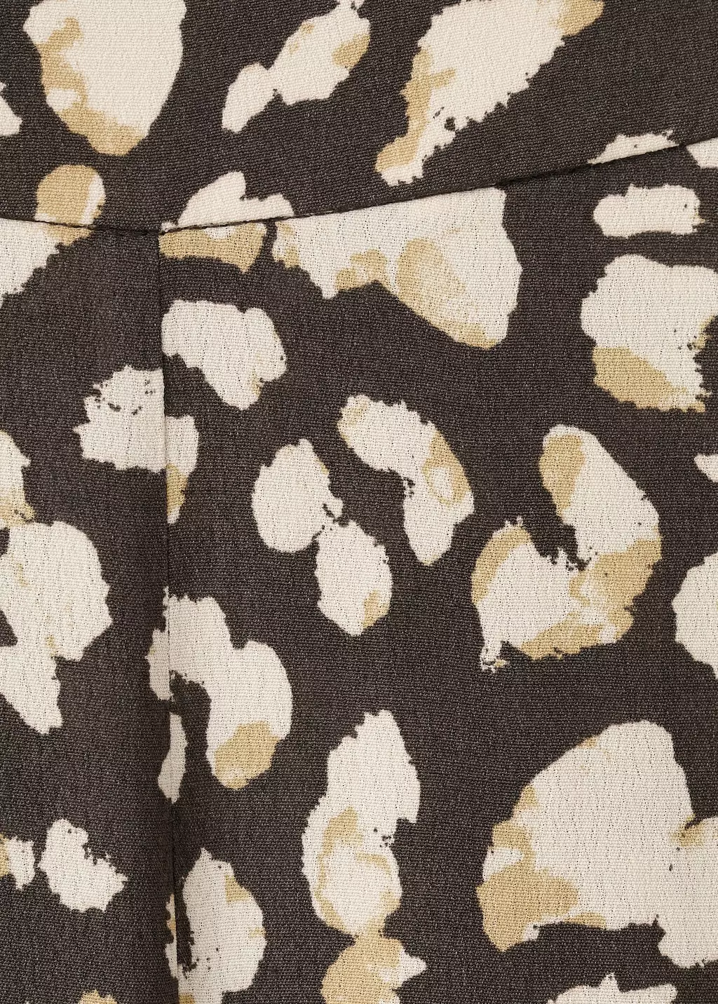 Celana panjang motif pinggang elastis