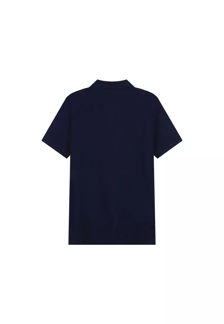 Men's Cotton Lycra Slim Short Sleeve Polo 01016245