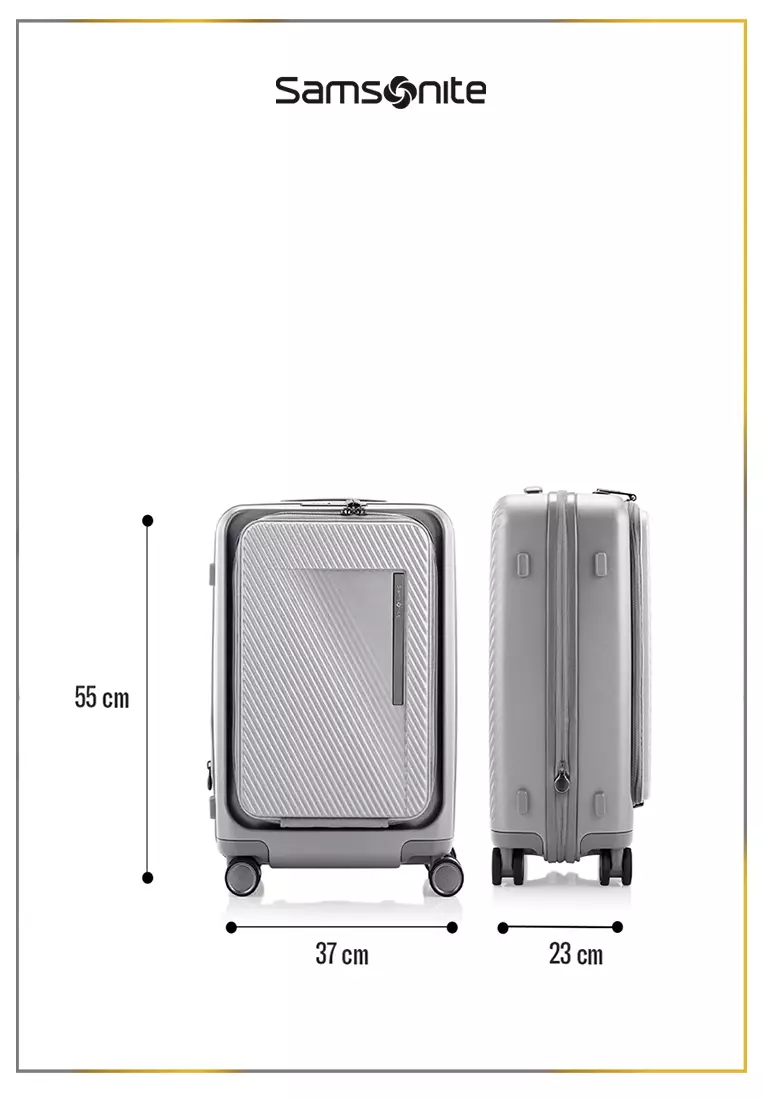Samsonite Koper Hardcase Zipprix FT Spinner 20 Inch EXP FT - Silver